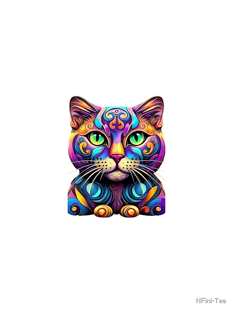 CAT GURU IN PASTEL by NFini-Tee