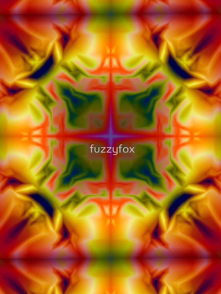 Soft drawing with colorful patterns in batik by fuzzyfox