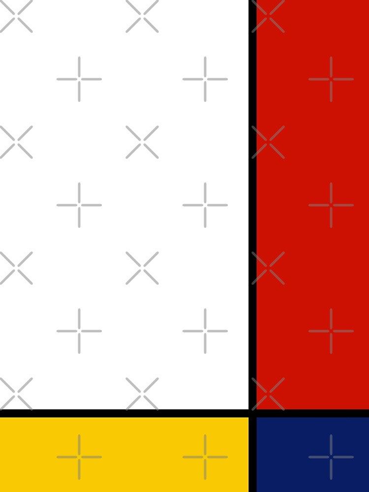Mondrian Style Abstract Art by BluePlanet