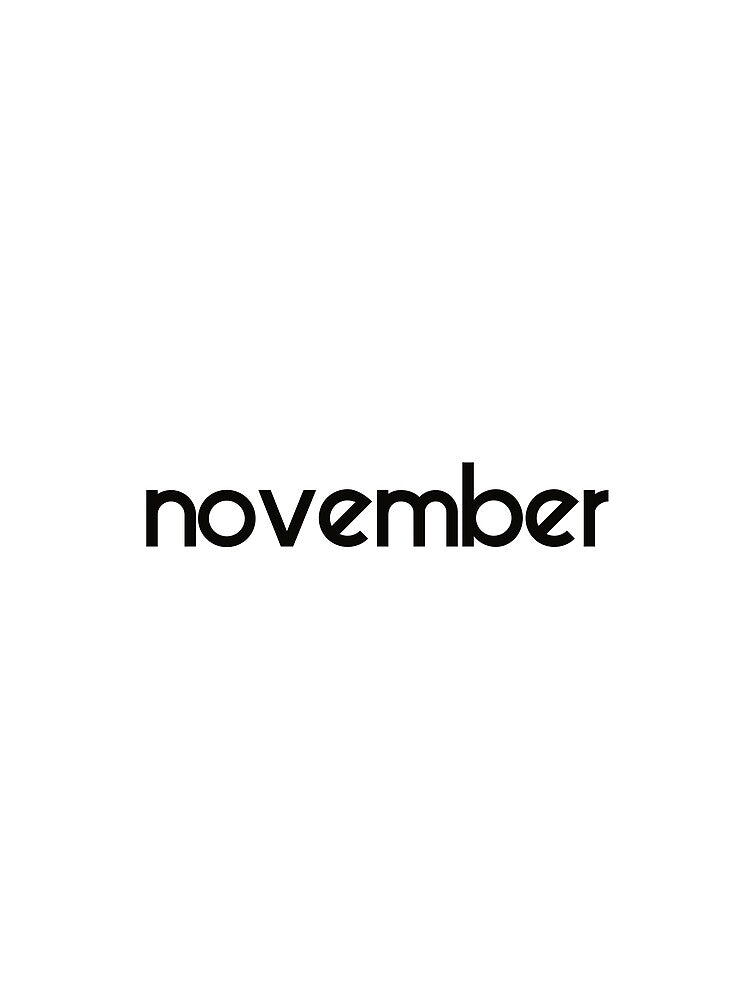 November by naplage