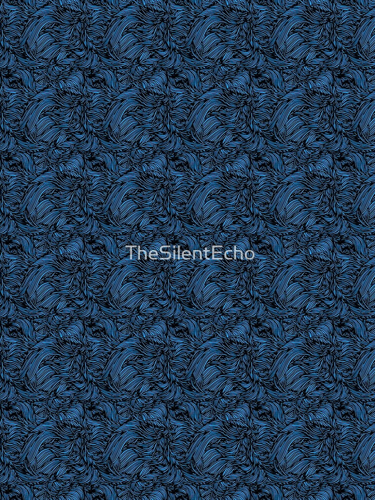 Drawn Pattern - Blue by TheSilentEcho