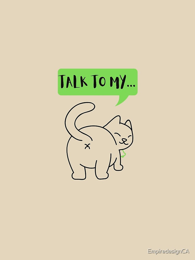 Funny cat custom graphic tshirt and apparel design by EmpiredesignCA
