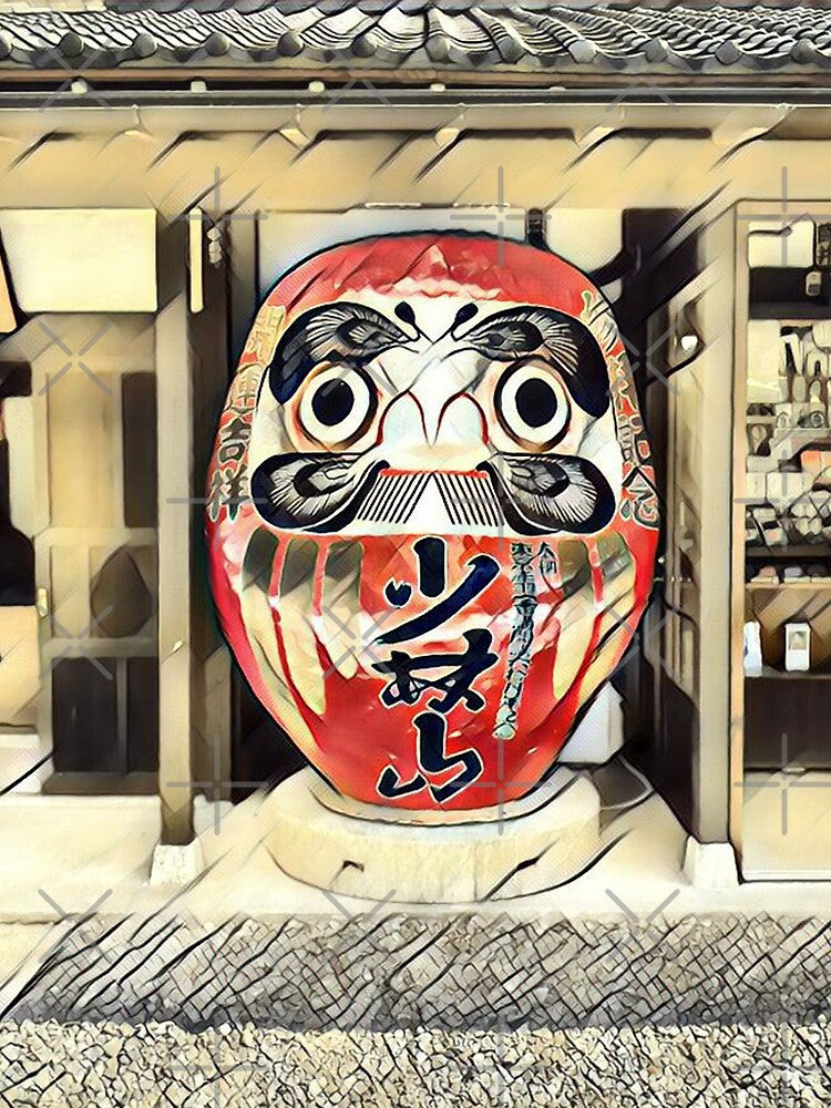 Japan Red Daruma by jaguarcliff