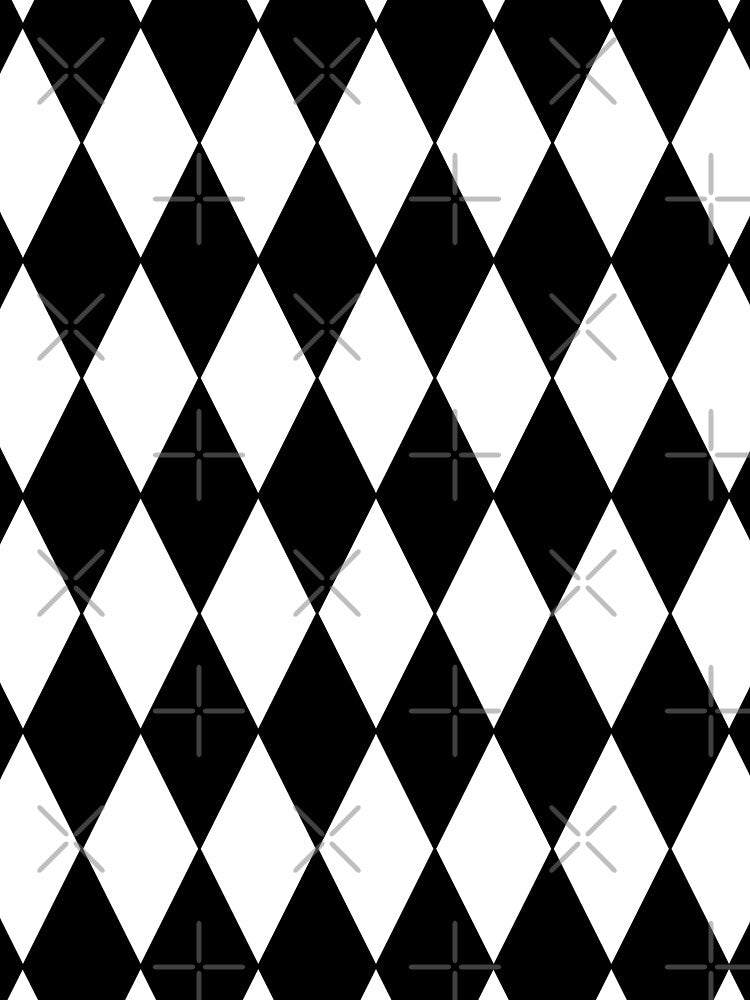 Black White Harlequin by starrylite