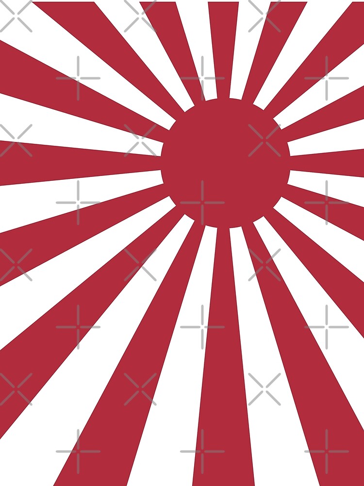 Japanese Rising Sun by Kushin Design