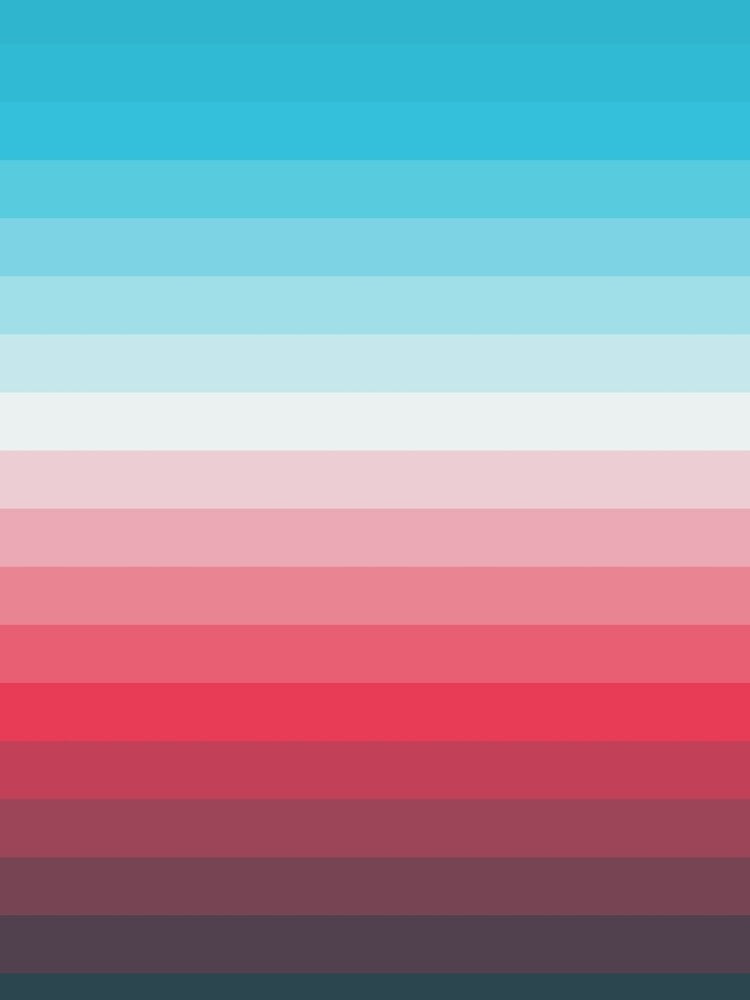Blue and Red Gradient Lines by bitsnbobs