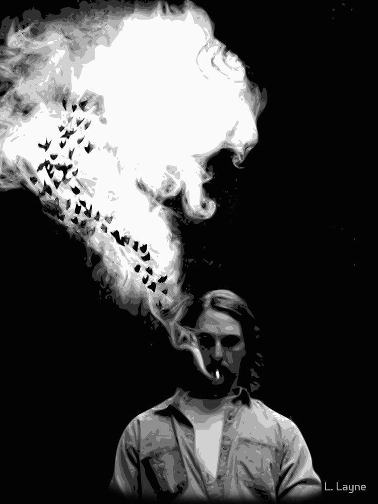 Rustin Cohle from True Detective Smoking a Cigarette by L. Layne