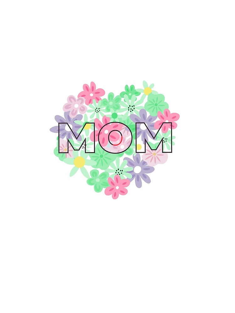 MOM Shirt Womens Short Sleeve Graphic Mom T-Shirts by designkom