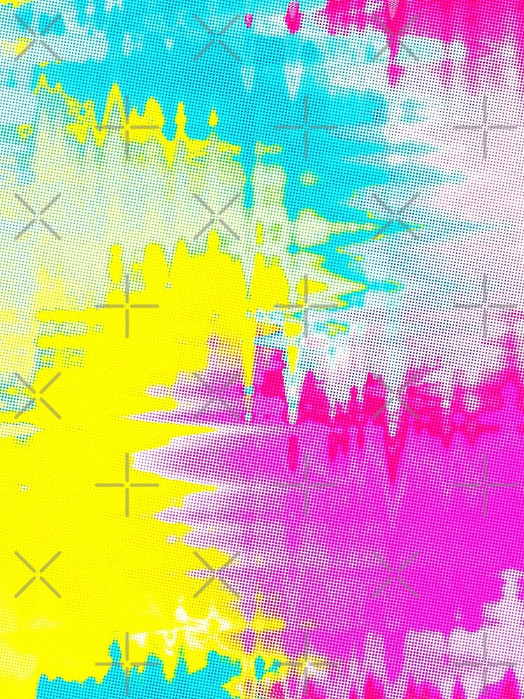 COLORFUL DYE HALFTONE BY SUBGIRL by SUBGIRL