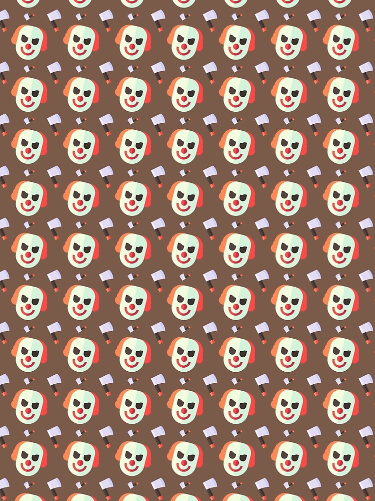Happy Halloween Holiday | Scary Minimal Joker Mask with Knife & Axes by Ainbowz-Artwork