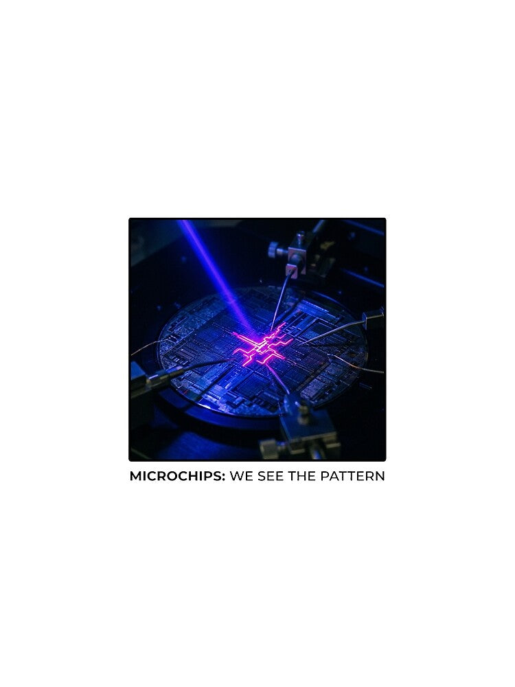 Semiconductor Engineer UV Glow Wafer Art by DuckOddity