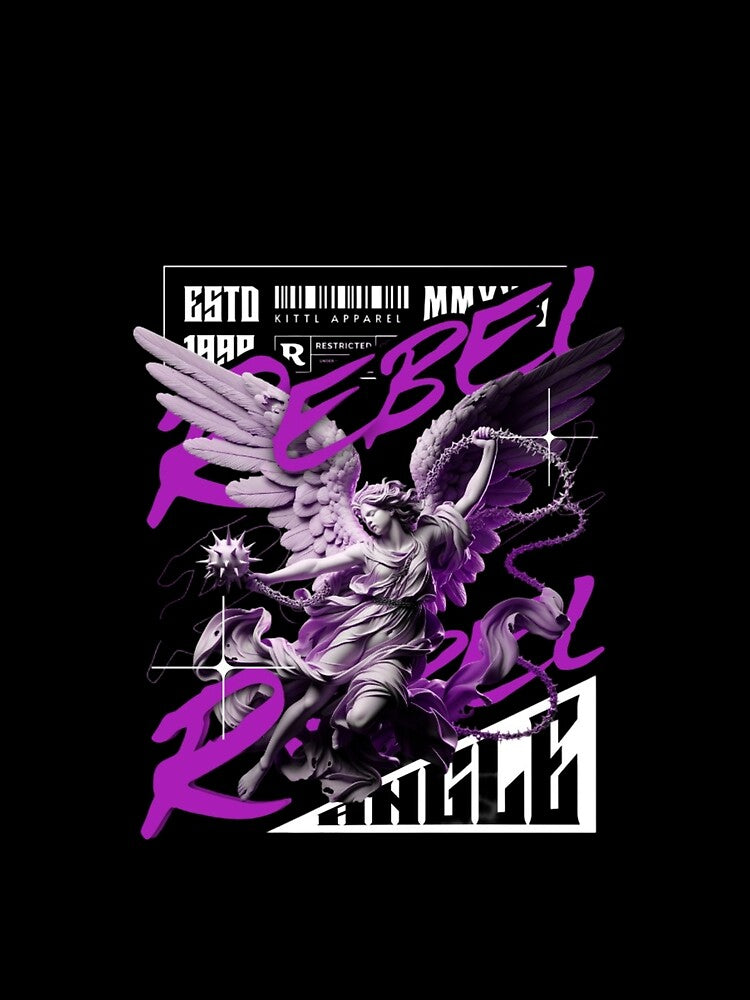 REBEL | Angel | Graphic Sweatshirt by Fuziese