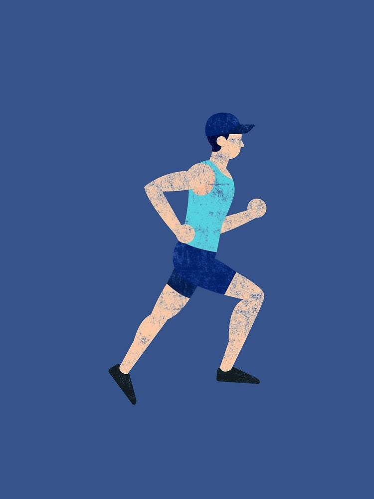Running Runner Jogging by vladocar