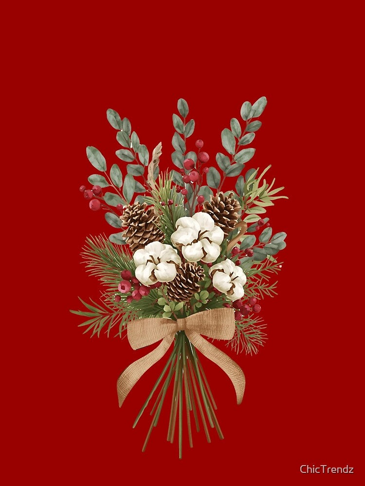 Cozy Cottage Winter Florals by ChicTrendz