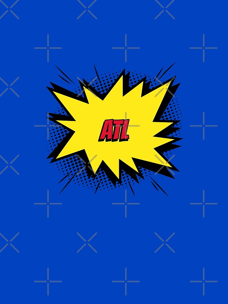 ATL Atlanta comic kapow style artwork by CreatedbyJR