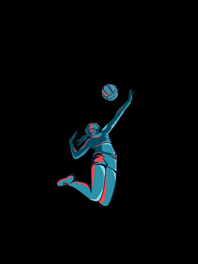 Female Volleyball Player by AwesomeProject