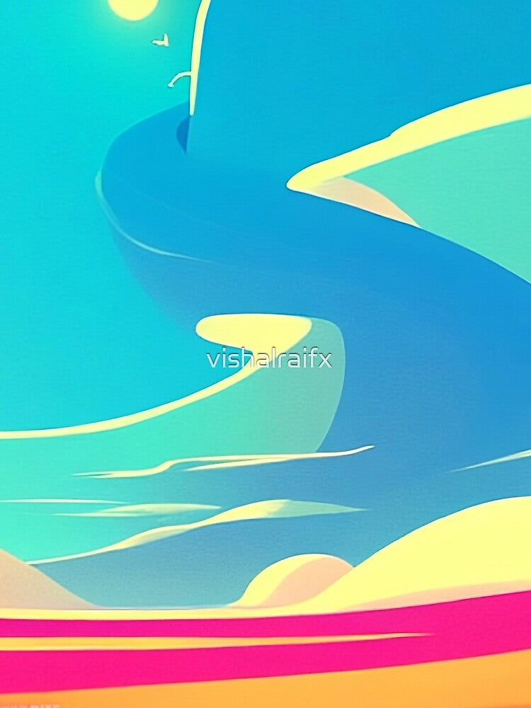Colorful surreal landscapes scenery with vibrant colors 32 by vishalraifx