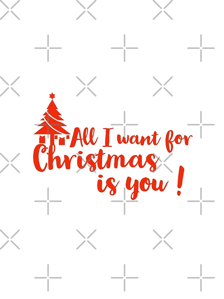All i want for christmas is you - Christmas funny - presents - santa USA by Tropical Blood