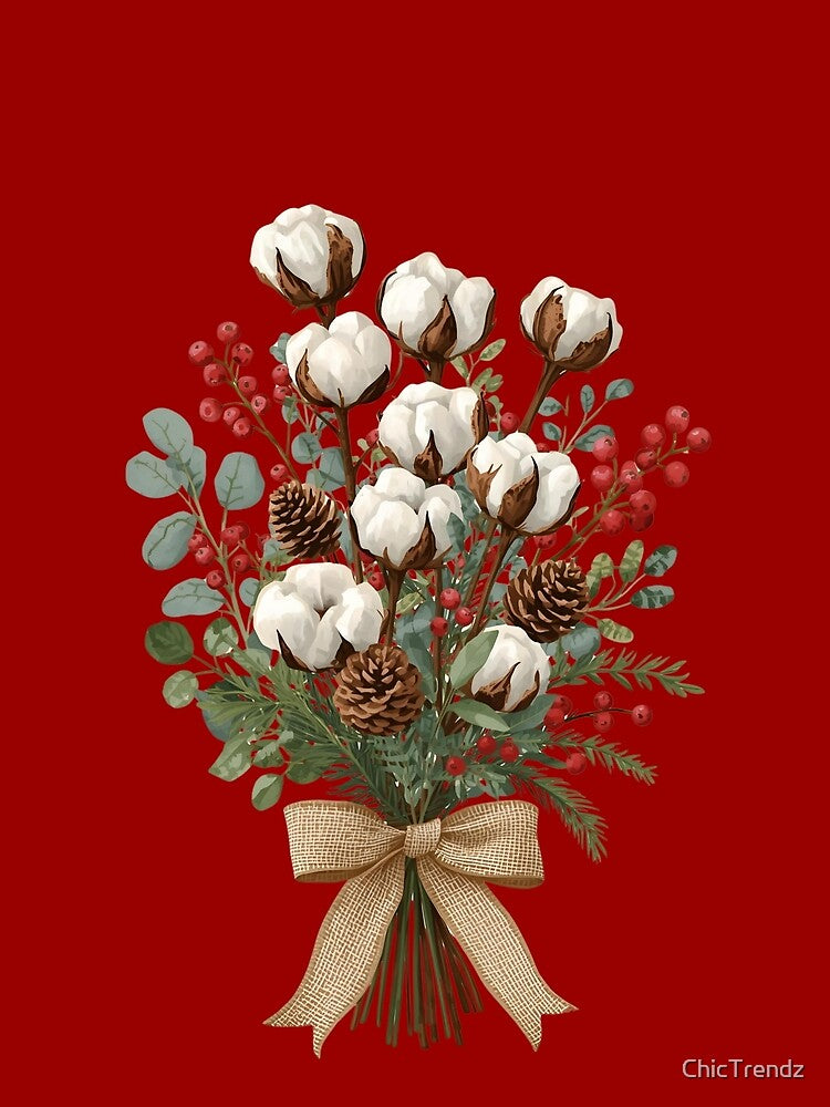 Woodland Winter Cotton Bouquet by ChicTrendz