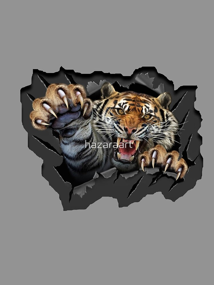 Angry Tiger Attack by hazaraart