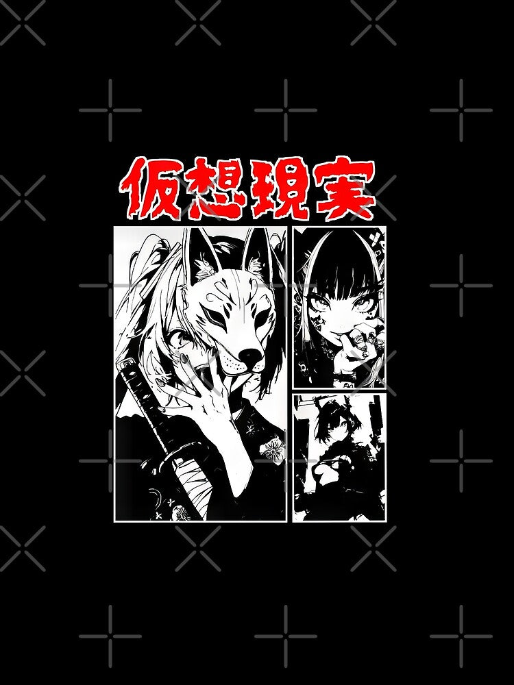 Goth Grunge Anime Manga Girls Harajuku Cyberpunk Vaporwave Girls Japanese Streetwear Aesthetic #266 by mika-gallery