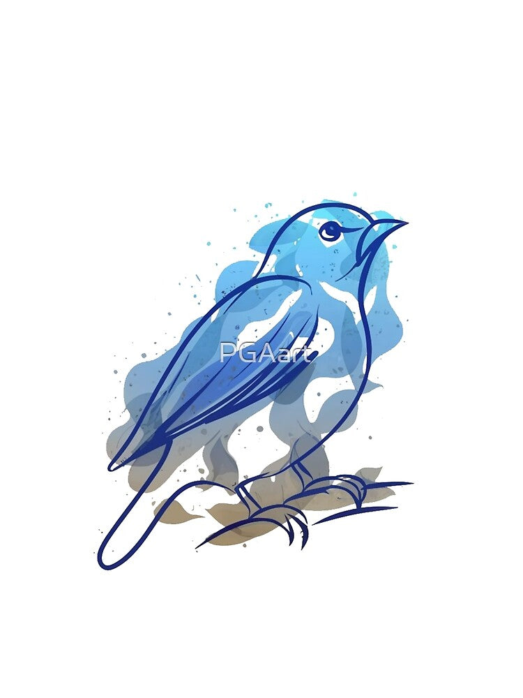 BLUE BIRD by PGAart