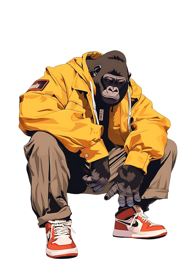 Streetwear Gorilla Urban Style by bapupa