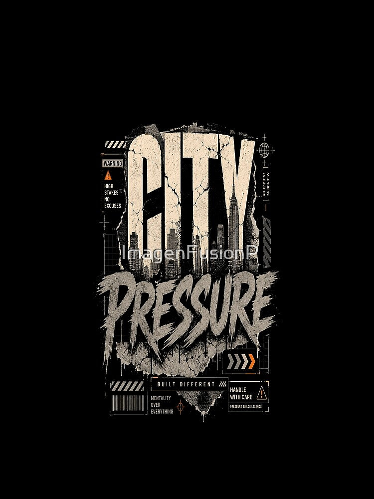 City Pressure Urban Grunge Streetwear by ImagenFusionP