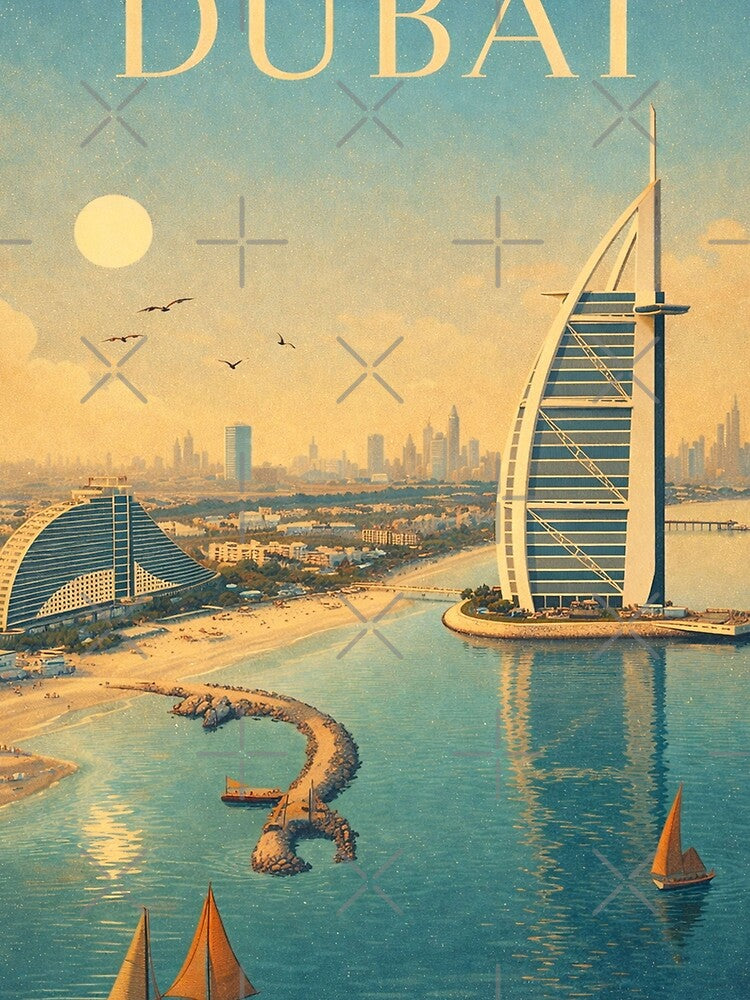 Vintage Dubai City by vectcd