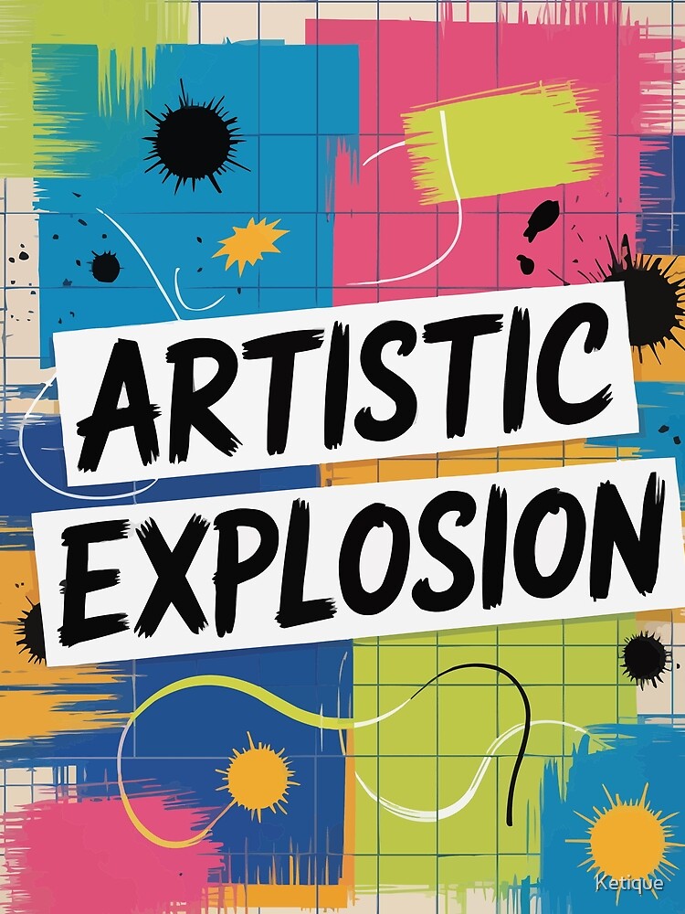 Artistic Explosion and Abstract Art of Color by Ketique