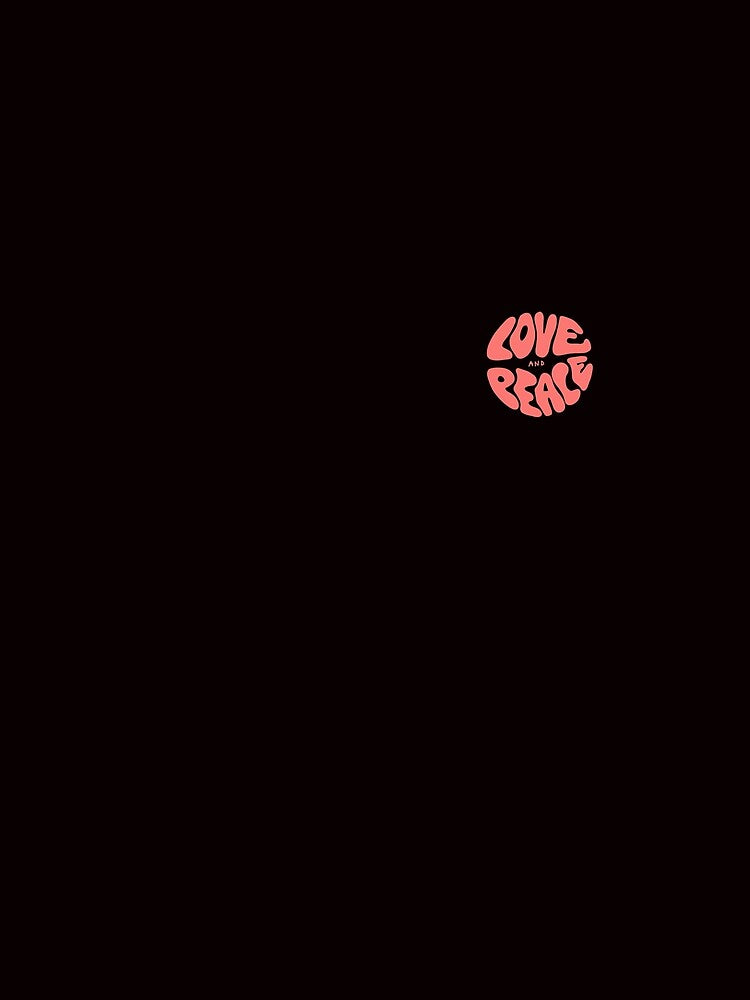 Love and Peace Aesthetic Logo by julianaafloress