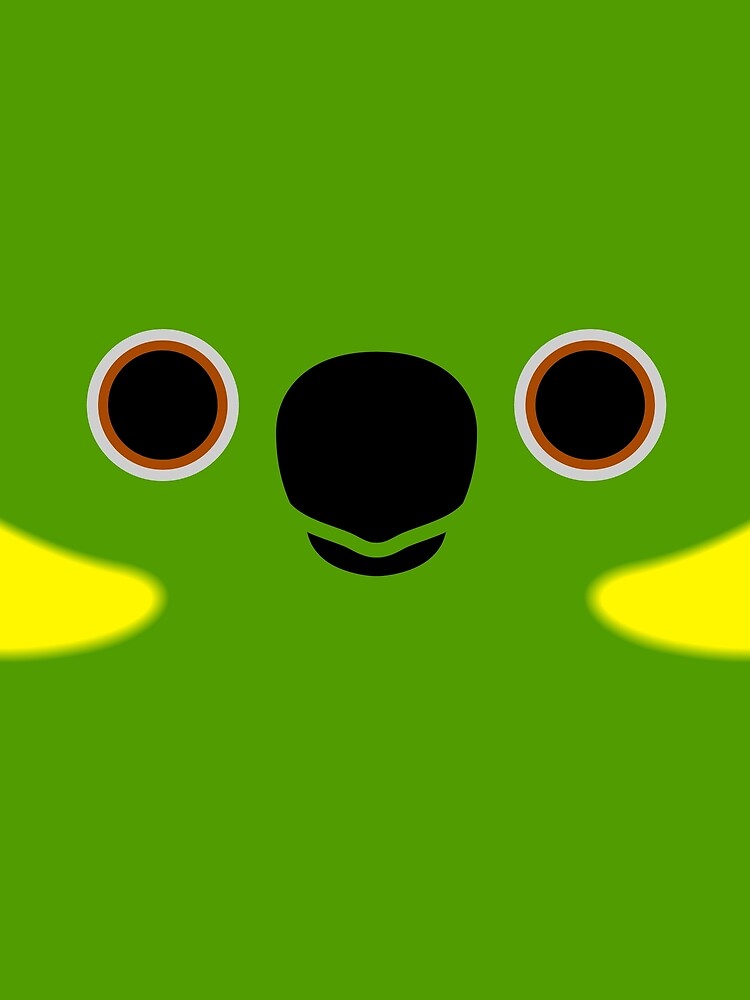 The face of a Yellow-naped amazon by INKOYADO