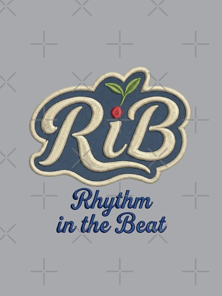 Heritage Steel Navy Vintage Varsity Script Logo by Rib-Brand