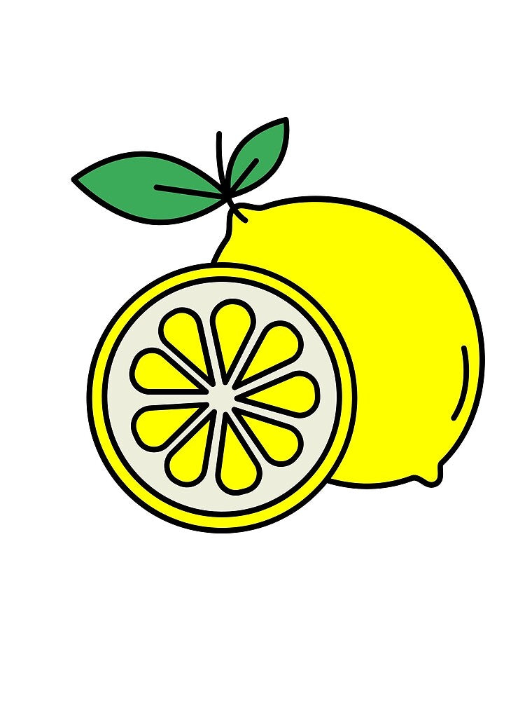 Oversized Pop Art Lemons by PaperViewStore
