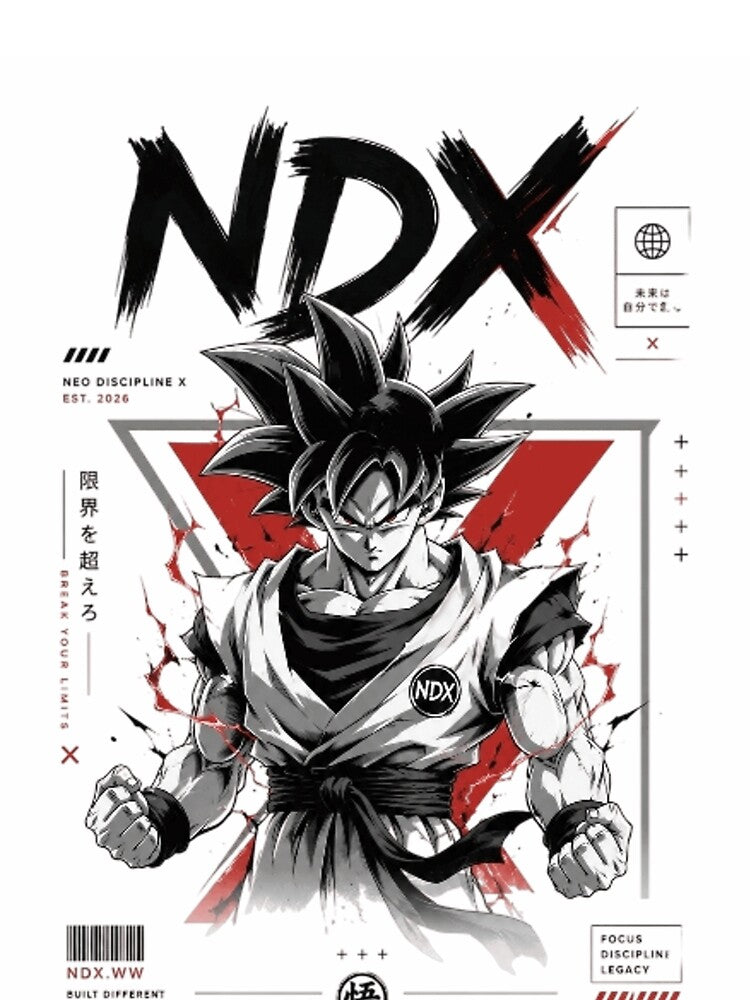 NDX Neo Discipline X – Anime Warrior Streetwear Graphic by NDX9