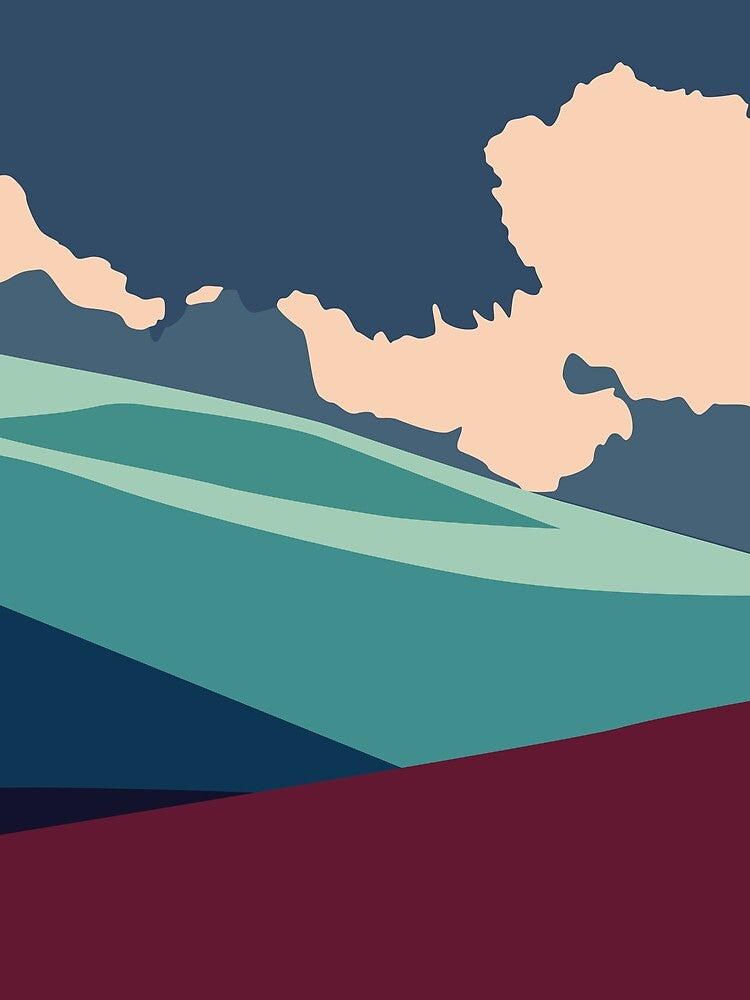 Minimal Landscape Artwork by JamesGAllen