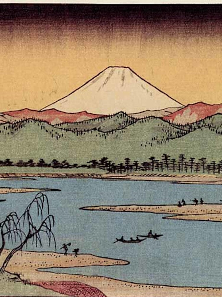 Hiroshige's Tama River in Musashi Province by mosfunky