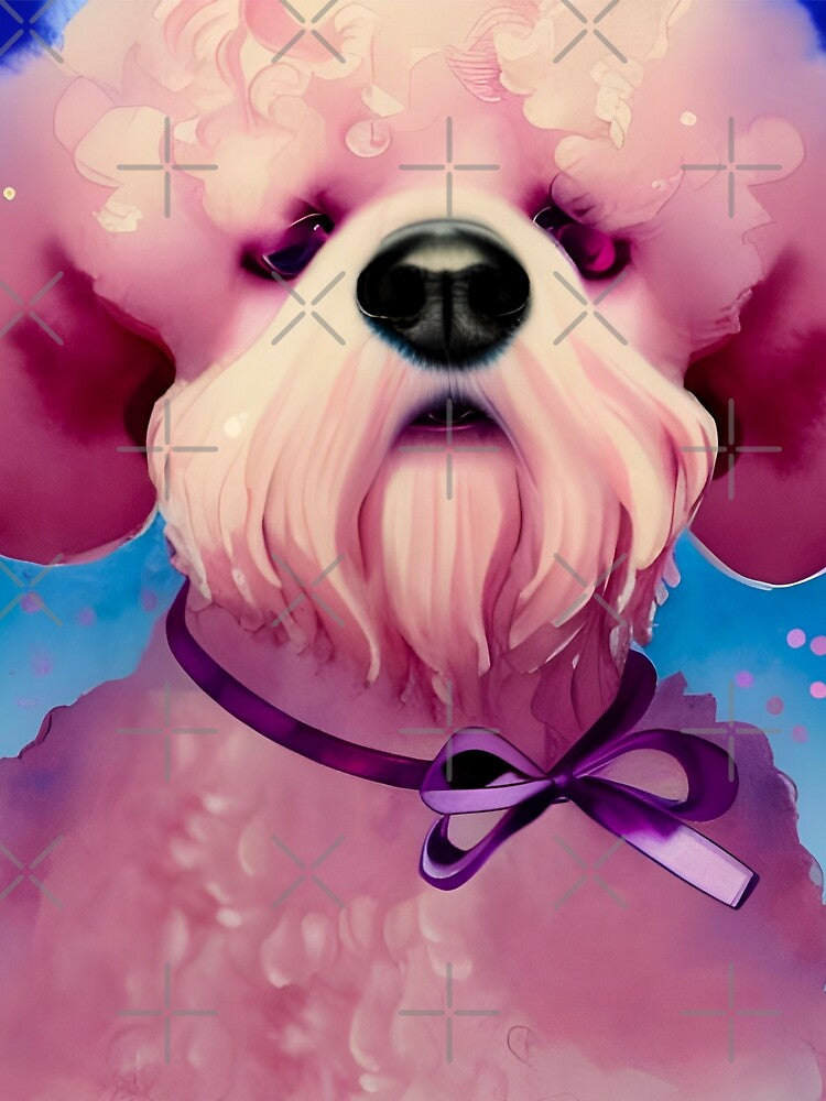 Cute pink poodle by WorldOfFairies