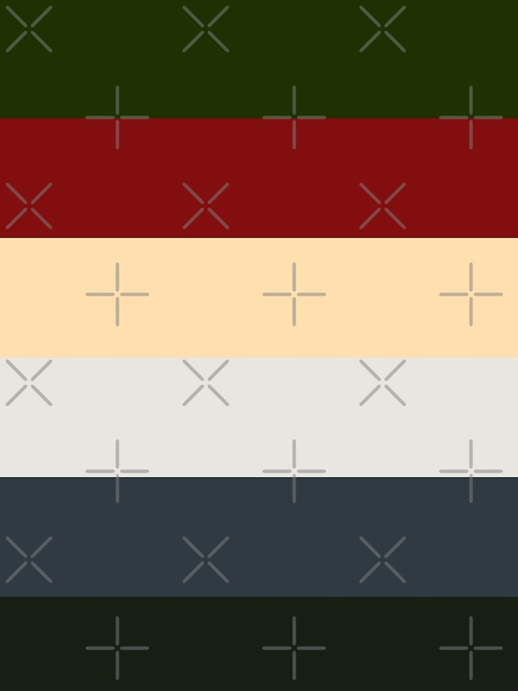 Retro Style Christmas Color Cascading Striped Lines by thecooltable