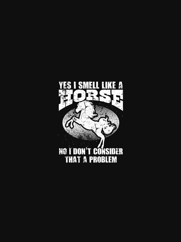 Funny Horse Lover Gift Kids Men Women Cool Smell Like Horse Long Sleeve TShirt47 by emilydor