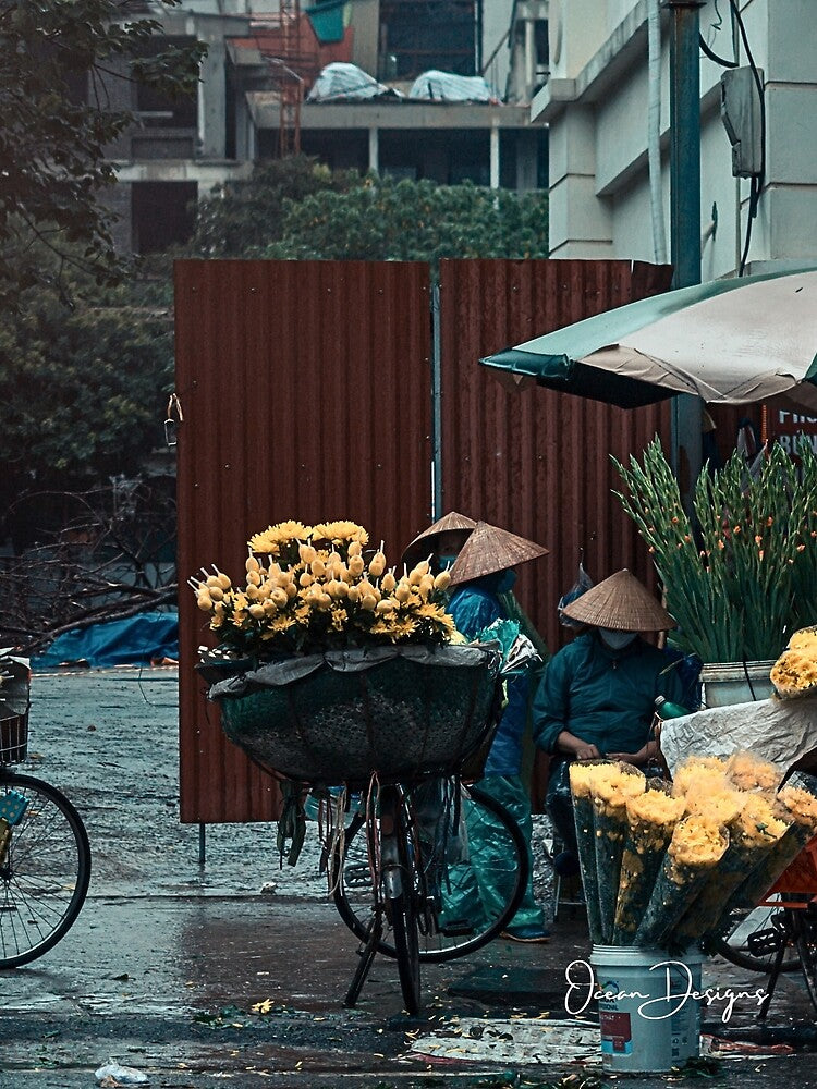 Asian Flower Stall by oceandesignsfx