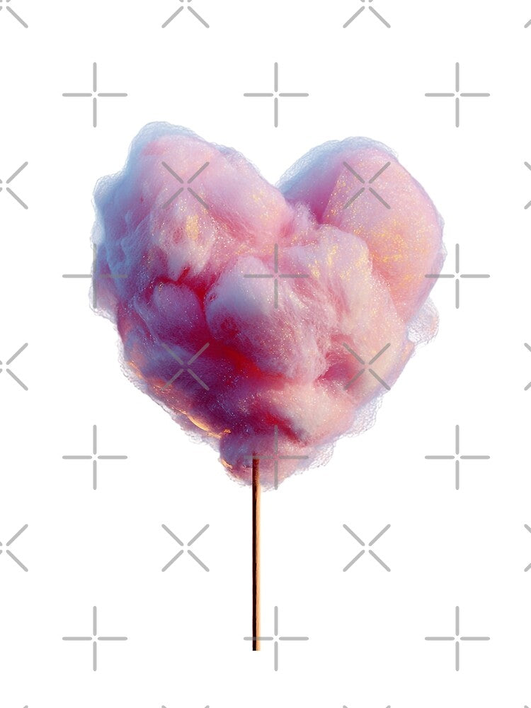 Pastel Heart Cotton Candy Dreamy Valentine's Day Aesthetic by BigStar-Cart