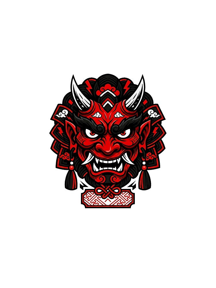 Minimal Oni Mask by Stickersdevelop