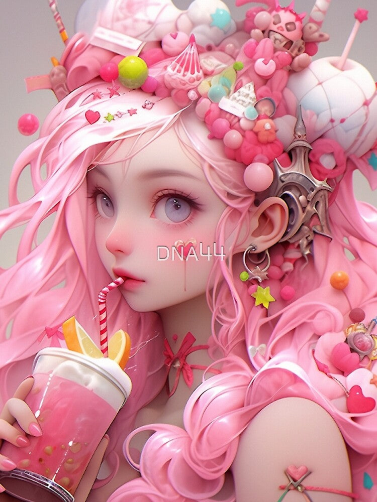 CUTE PINK GIRL by DNA44