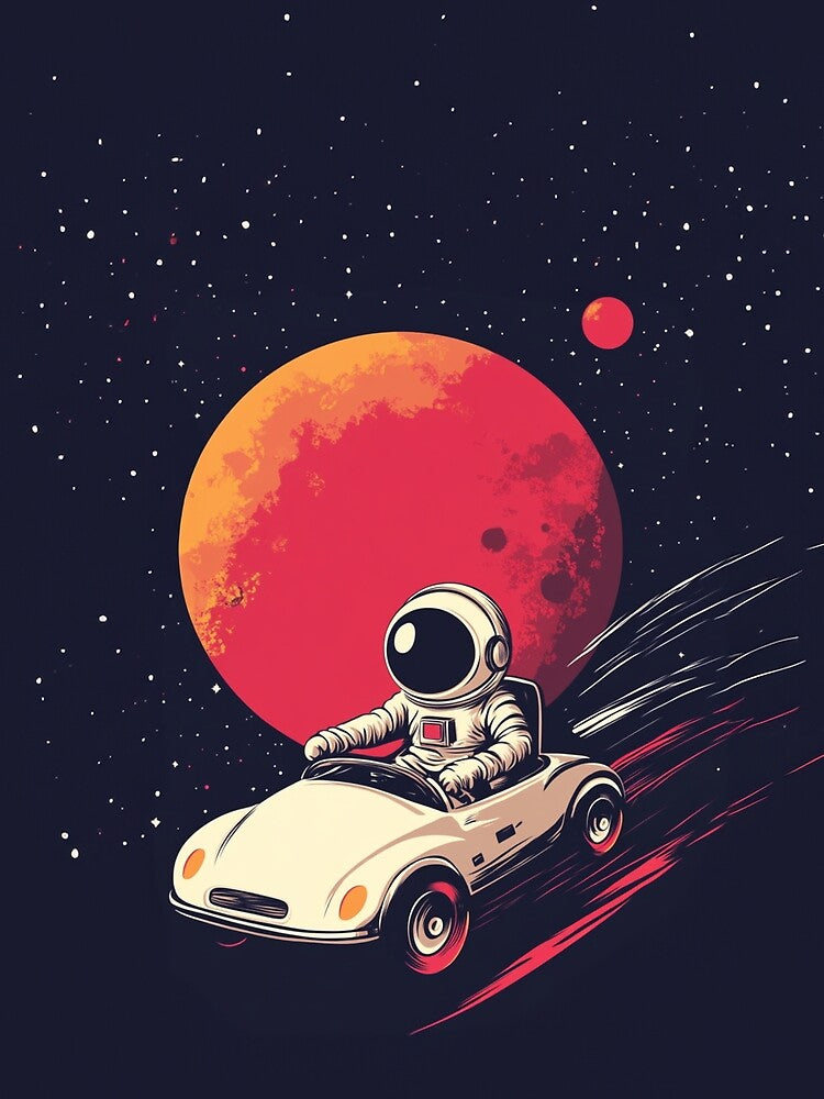 Astronaut Car by inventormind