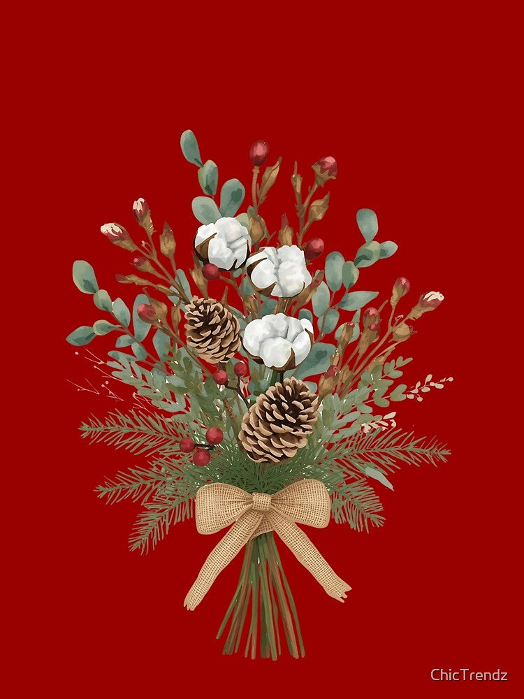 Country Winter Cotton & Eucalyptus by ChicTrendz