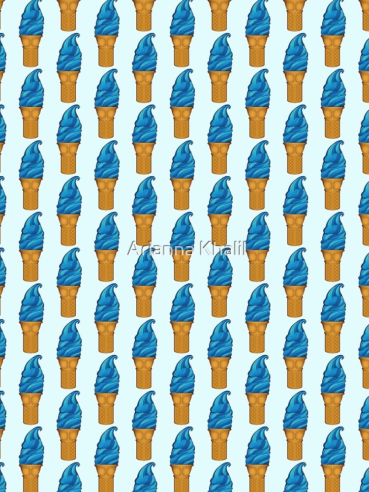 Blue Ice Cream by Arianna Khalil