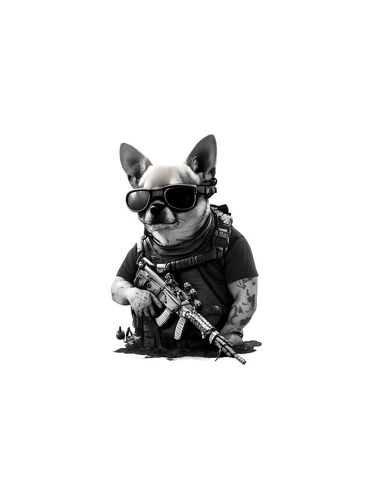 Tactical Chihuahua by OlyvieArt