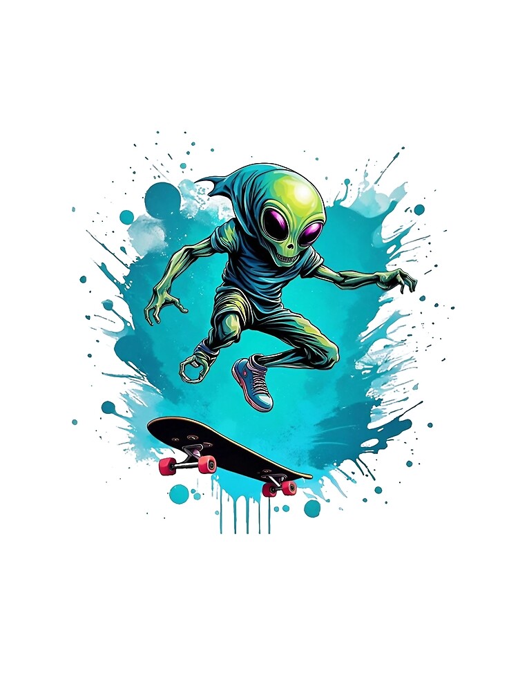 Alien Skater by JackFreestone