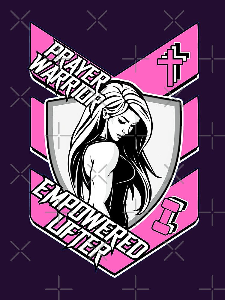 Prayer Warrior - Empowered Lifter - Christian Women Gym by Bezuiden